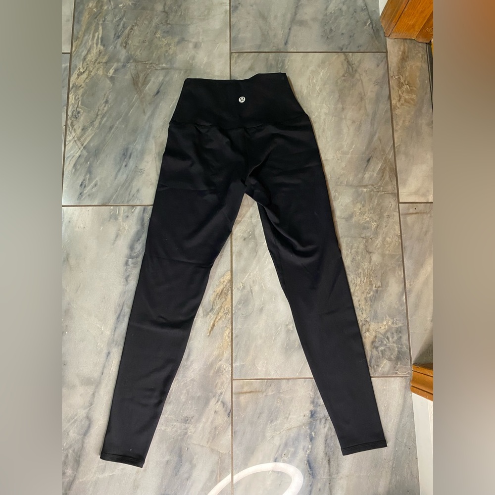 Lululemon leggings size 25” inseam and 10” elastic waist band